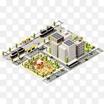 城市立体素材-空若网 城市立体素材-空若网