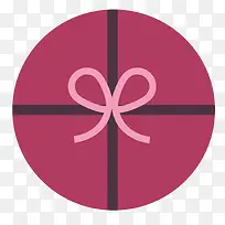 红色圆形礼物盒子-空若网 红色圆形礼物盒子-空若网