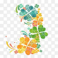 矢量四叶草-空若网 矢量四叶草-空若网