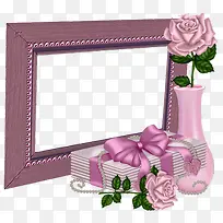 手绘花瓶装饰边框-空若网 手绘花瓶装饰边框-空若网