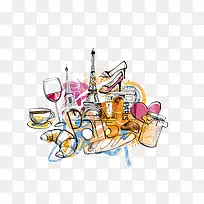 ���ƶ���������ʳ�廭-������