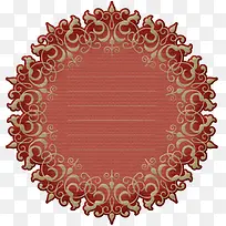 �ƺ�ɫԲ�ο�Ƭ��ǩ-������