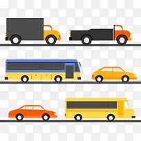 道路上的各种车辆-空若网 道路上的各种车辆-空若网