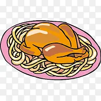 美味面条简笔画食物-空若网 美味面条简笔画食物-空若网