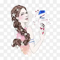 ����˿�廭���-������