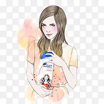 插画美女-空若网 插画美女-空若网