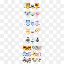 可爱的卡通动物设计-空若网 可爱的卡通动物设计-空若网