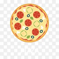 手绘食物披萨-空若网 手绘食物披萨-空若网
