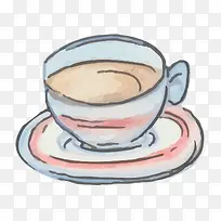 手绘水彩奶茶饮料早餐-空若网 手绘水彩奶茶饮料早餐-空若网