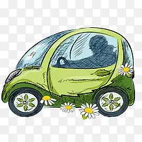 卡通手绘小车矢量图-空若网 卡通手绘小车矢量图-空若网