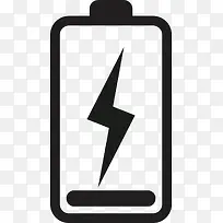 充电中黑白安卓电池素材-空若网 充电中黑白安卓电池素材-空若网
