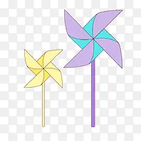 手绘风车-空若网 手绘风车-空若网