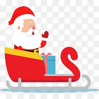 圣诞节雪橇送礼物-空若网 圣诞节雪橇送礼物-空若网