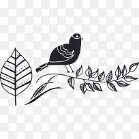 树枝上的小鸟-空若网 树枝上的小鸟-空若网