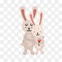 卡通兔子PNG下载-空若网 卡通兔子PNG下载-空若网