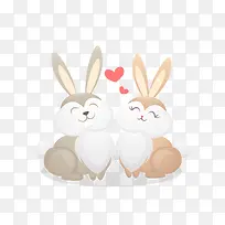 卡通兔子PNG下载-空若网 卡通兔子PNG下载-空若网