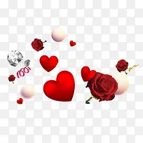 爱心玫瑰花-空若网 爱心玫瑰花-空若网
