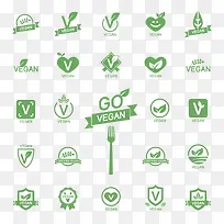 绿色有机食物标志图片[-空若网 绿色有机食物标志图片[-空若网