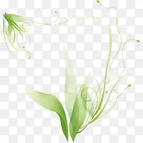 绿色时尚花纹背景-空若网 绿色时尚花纹背景-空若网