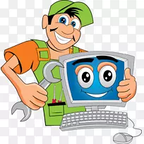 计算机维修技术员计算机硬件安装个人计算机图标-空若网 计算机维修技术员计算机硬件安装个人计算机图标-空若网