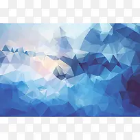 蓝调抽象菱格大背景图-空若网 蓝调抽象菱格大背景图-空若网