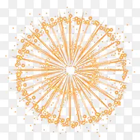 橙色闪耀烟花-空若网 橙色闪耀烟花-空若网