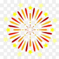 手绘卡通烟花-空若网 手绘卡通烟花-空若网