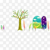 手绘插画素材-空若网 手绘插画素材-空若网