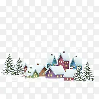 冬季多彩乡村房屋-空若网 冬季多彩乡村房屋-空若网