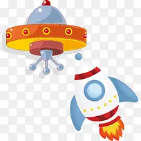 飞行器火箭航天航空科技矢量素材-空若网 飞行器火箭航天航空科技矢量素材-空若网
