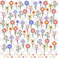 多彩春季花朵背景-空若网 多彩春季花朵背景-空若网