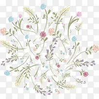 多彩花束圆圈-空若网 多彩花束圆圈-空若网