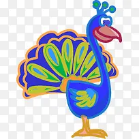 卡通可爱小动物装饰设计动物头像-空若网 卡通可爱小动物装饰设计动物头像-空若网