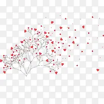 矢量浪漫爱心树下载-空若网 矢量浪漫爱心树下载-空若网