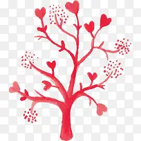 卡通爱心树-空若网 卡通爱心树-空若网