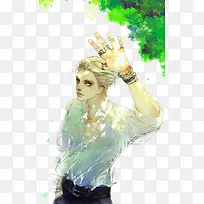 绿树和男生-空若网 绿树和男生-空若网