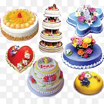 花式蛋糕免抠素材-空若网 花式蛋糕免抠素材-空若网