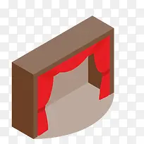 简约扁平化设计舞台-空若网 简约扁平化设计舞台-空若网