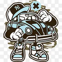 卡通科技机器人装饰手绘装饰-空若网 卡通科技机器人装饰手绘装饰-空若网