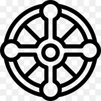 汽车电脑图标自行车轮-舵-空若网 汽车电脑图标自行车轮-舵-空若网