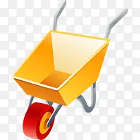 矢量卡通手绘小推车-空若网 矢量卡通手绘小推车-空若网