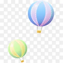 可爱色彩热气球-空若网 可爱色彩热气球-空若网
