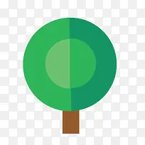 矢量插画小树-空若网 矢量插画小树-空若网