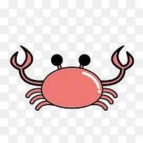 卡通螃蟹矢量图下载-空若网 卡通螃蟹矢量图下载-空若网