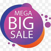 彩色气泡花纹促销标签-空若网 彩色气泡花纹促销标签-空若网