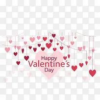 粉红色爱心挂饰海报-空若网 粉红色爱心挂饰海报-空若网