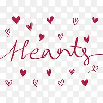 粉红色七夕节爱心-空若网 粉红色七夕节爱心-空若网