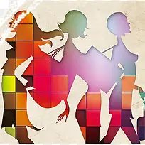 时尚都市人物剪影-空若网 时尚都市人物剪影-空若网