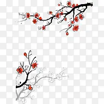 矢量枝头上的花-空若网 矢量枝头上的花-空若网