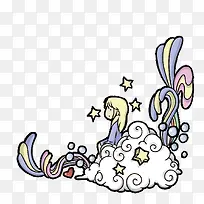 矢量梦幻儿童插画-空若网 矢量梦幻儿童插画-空若网